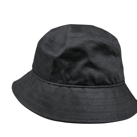 Uniqlo UV Protection Bucket Hat Black One Size Unisex Mens Womens Cotton Nylon - Picture 1 of 5